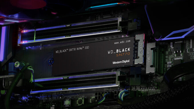 Life: WD_BLACK SN770 NVMe SSD