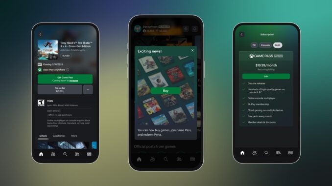 01_Xbox app on mobile_buy games