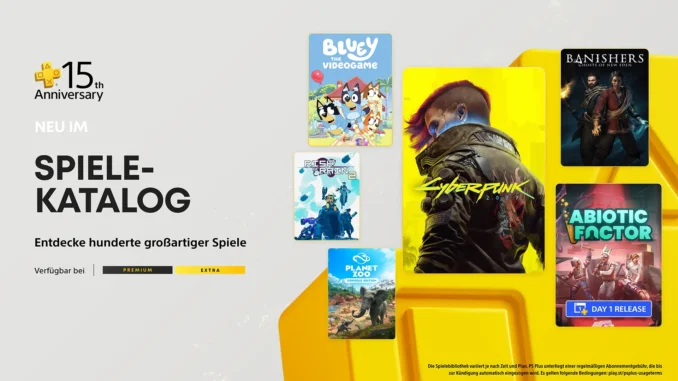 PS Plus Extra Juli 2025