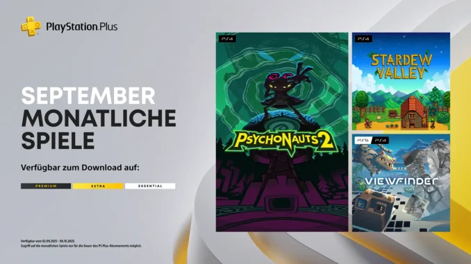PS Plus September 2025