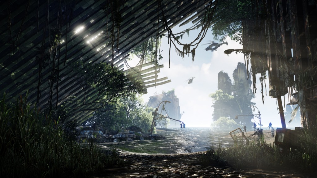 Gamerschoice - Zerstoertes Gebaeude aus dem Spiel Crysis 3