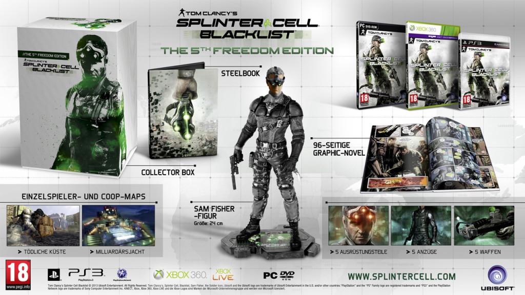 Gamerschoice - Splinter Cell Blacklist Freedom Edition