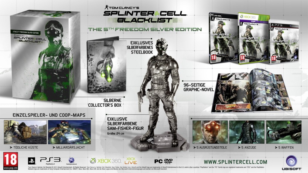 Gamerschoice - Splinter Cell Blacklist Silver Edition