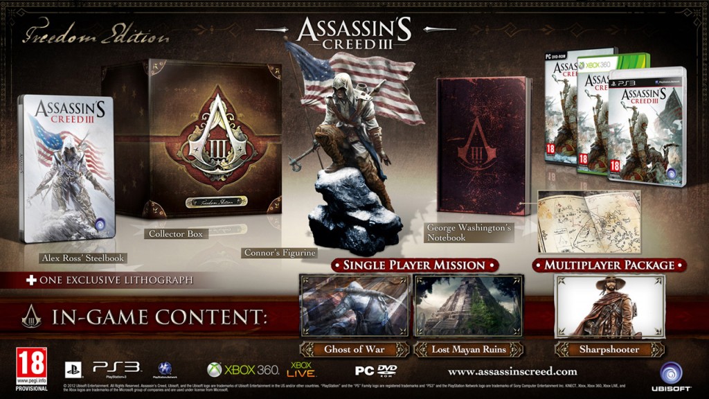 Gamerschoice - Inhalt der Freedom Edition, Assassins Creed 3