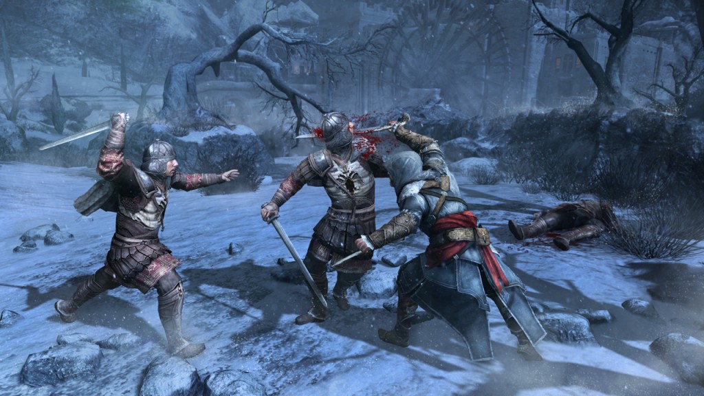 Gamerschoice - Ezio im Kampf aus dem Game Assassins Creed Revelations